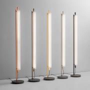 OLEV LED-golvlampa TRISEL, svart, metall 2 700 K dimbar