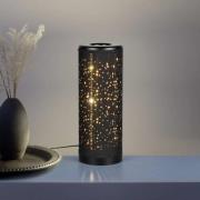 Reality Leuchten LED-bordslampa Taco, svart, plast, höjd 34,5 cm