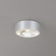Lindby LED-downlight Siaka, grå, metall, Ø 5 cm, IP65