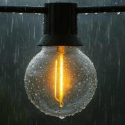 Calex solcellsdriven LED-ljusslinga Vista, längd 10 meter, IP44