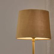 PR Home Bordslampa Tove, gul, höjd 56 cm, metall/tyg