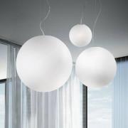 Ideallux Ideal Lux pendellampa Mapa, Ø 20 cm, opalglas, kula