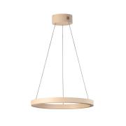 FISCHER & HONSEL LED-hänglampa Silvio, Ø 60 cm, sandfärgad, metall, CC...
