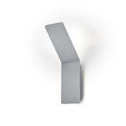 Knapstein Ava LED-vägglampa, matt nickel, aluminium, 1-ljus