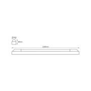 OSRAM LED-ljuslist POWER BATTEN, 4 000 K, 120 cm, 1 lampa