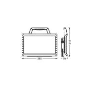 OSRAM LED-arbetslampa VALUE BATTERY, 26 W svart IP54