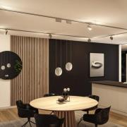 Paulmann URail-pendel Alejandro krom 3 000 K 3-stegs dimbar