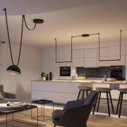 Paulmann ULine rem, svart, längd 10 m, Dacron