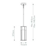 KICHLER Utomhusvägglampa Camillo, svart, aluminium, glas, E27