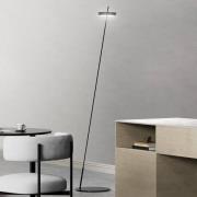 Sigor LED-golvlampa Mahina, svart, höjd 130 cm, metall, CCT