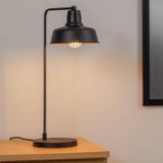Opviq Bordslampa Berceste 181BLACK-ML, svart metall Höjd 55 cm