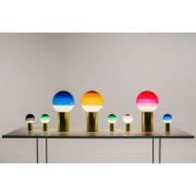 MARSET batteridriven bordslampa Dipping Light, grön/mässing