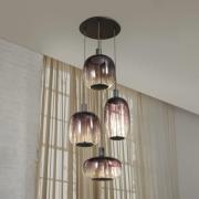 OSRAM hänglampa Decor Needle Plate, grå, stål, 4 lampor, E27