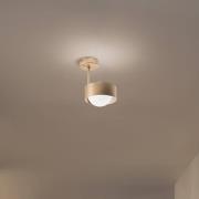 Euluna Taklampa Mado, opalglas/mässing, 1 lampa