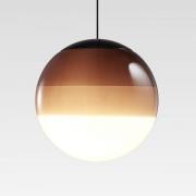 MARSET LED-hänglampa Dipping Light, Ø 20 cm, brun