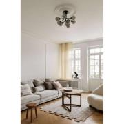 Nuura Aps Nuura taklampa Apiales 9, Ø 60 cm, svart/rökgrå