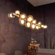 LED-hänglampa PURE E-Popup, brons, glas, CCT, 18-flg.