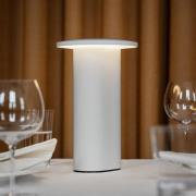 Fritz Hansen LED-batteridriven bordslampa Solae, vit, aluminium, IP44