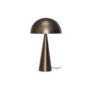 HÜBSCH Bordslampa Mush, brunnad mässing, höjd 50 cm