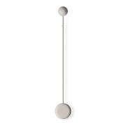Vibia Pin 1692 LED-vägglampa, 70 cm, krämfärgad