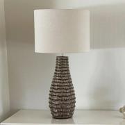 By Rydéns By Rydens bordslampa Bartha, brun/beige, höjd 74 cm
