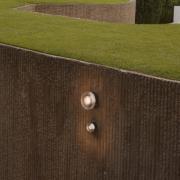 MARSET LED-utomhusvägglampa ROC MINI, svart, IP65, TRIAC