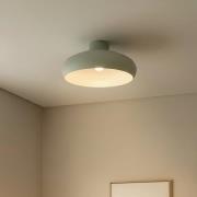 Lindby Elover taklampa, ljusgrön, Ø 45 cm, järn