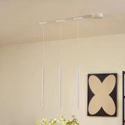 Lindby 48V Lumaro skensystem, pendel, rörlampa, 3 lampor, vit, CCT