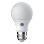 MEGAMAN E27 LED-lampa, 7,3 W, 2700 K, sensor