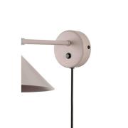 Globen Lighting Vägglampa Cannes, beige, Ø 20 cm