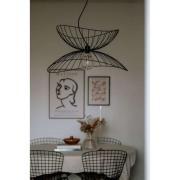 Globen Lighting pendellampa RAY, svart, Ø 70 cm