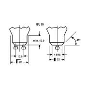 Sylvania LED-lampa SUPERIA RETRO ES50 GU10 4,6 W 940 620 lm 36°