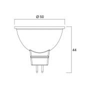 Sylvania LED-lampa SUPERIA RETRO GU5.3 MR16 6,1W 840 621lm dimbar