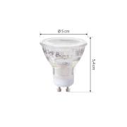Arcchio LED-lampa GU10 2,5W 4000K 450lm glas set om 5
