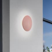 Nowodvorski Lighting LED-vägglampa Aria M, tegelröd, aluminium, Ø 18 c...