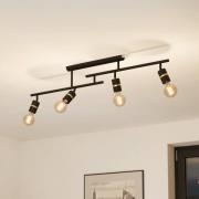 EGLO Lurone taklampa, svart, fyrflammig