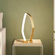 EGLO LED-bordslampa Vallerosa i mässing