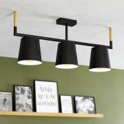 EGLO Lacey taklampa, längd 78 cm, 3 lampor, stål