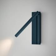 Bover LED-vägglampa Arid A/03 gråblå, aluminium, 2 700 K