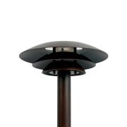 Dyberg Larsen väglampa DL25, kopparfärgad, IP44, stål