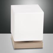 Fabas Luce Med touch-dimmer – LED-bordslampa Brenta guld