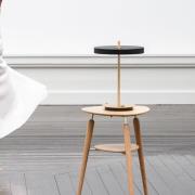 UMAGE LED-bordslampa Asteria Table, USB, svart/mässing
