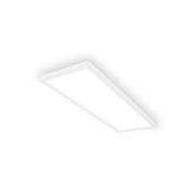 Briloner LED-taklampa Tava A, 58x20 cm, plast, vit