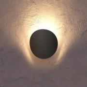 EGLO LED-utomhusvägglampa Briale, svart, höjd 20 cm metall, CCT