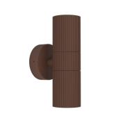 EGLO Utomhusvägglampa Tomelloso, rostfärgad, 20 cm metall 2 lampor.