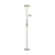 Markslöjd LED-uplight-golvlampa Modu, beige, läslampa, höjd 180 cm, di...