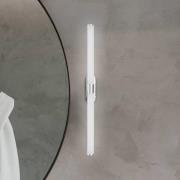 Briloner LED-vägglampa Runt, längd 60 cm, krom, 4 000 K, IP44