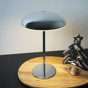 Briloner LED-batteridriven bordslampa Brilo unplugged Caxa 30 cm, krom