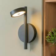 GOOD & MOJO LED-vägglampa Okinawa, grön, stickkontakt, trä