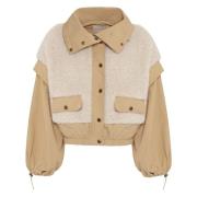 Ulla Johnson Lättvikts Aidan Jacka i Fawn/Beige Beige, Dam